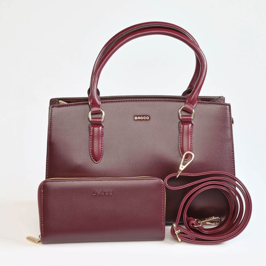 Zora – Sac à main en Bordeau.