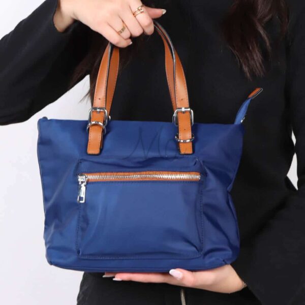 UrbanVibe – Sac à main en Bleu-Marron.