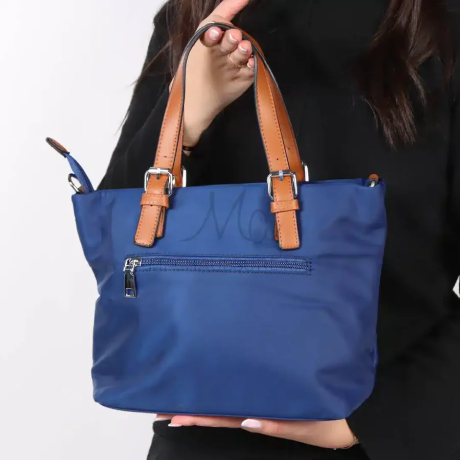 UrbanVibe – Sac à main en Bleu-Marron.