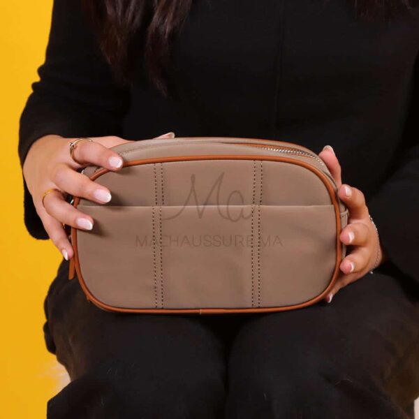 InStyle – Sac à main en Kaki-Marron.