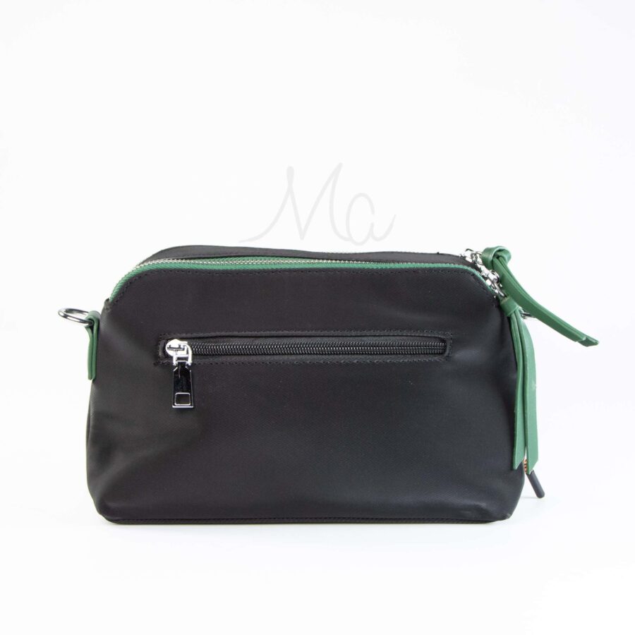 Horizon – Sac à main en Noir-Vert.