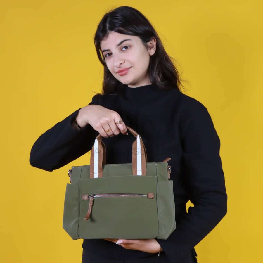 Nomade – Sac à main en Vert.