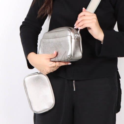 PopBag – Sac à main en Argente.