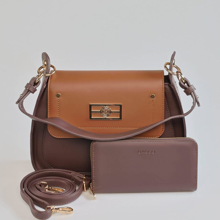 Virela – Sac à main en Coffee.