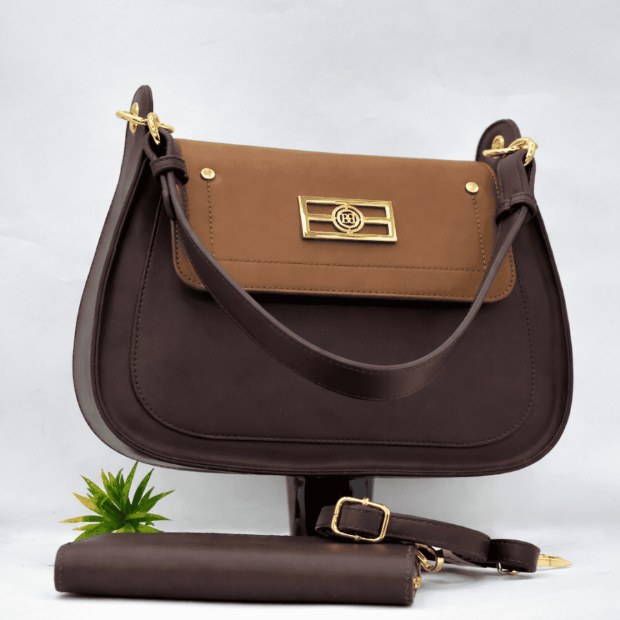 Virela – Sac à main en Coffee.