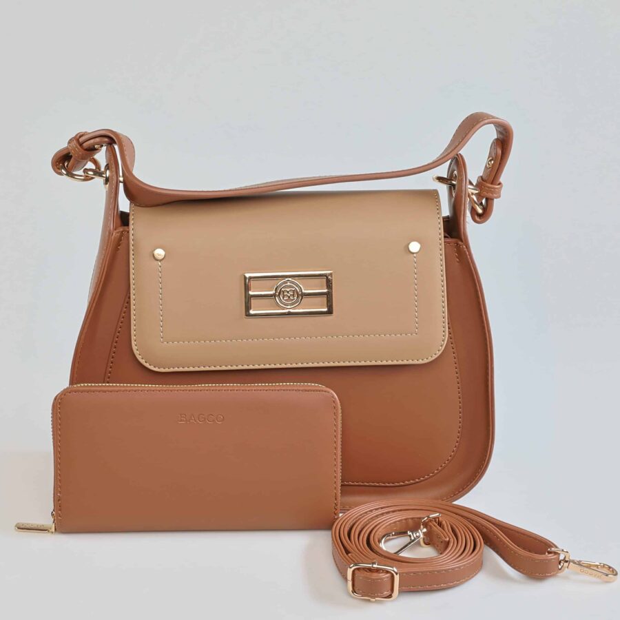 Virela – Sac à main en Marron.