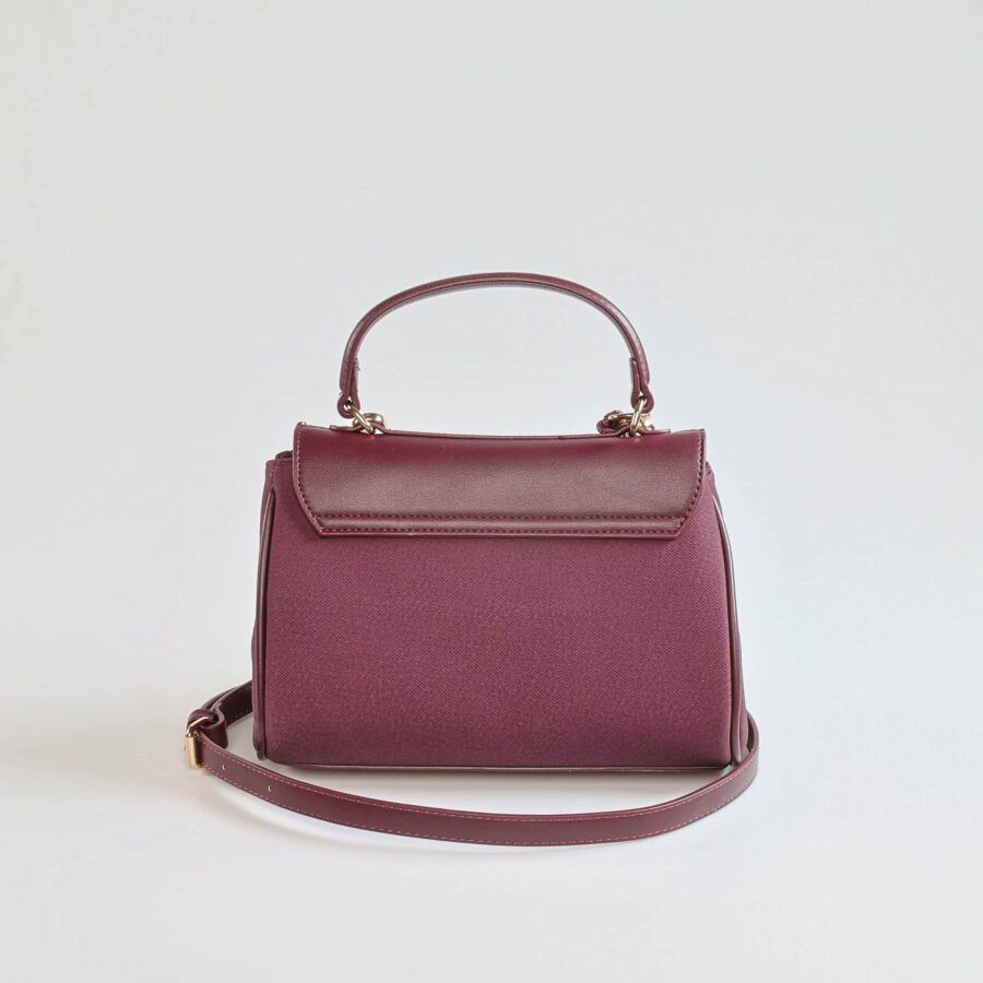 Rita – Sac à main en Bordeau.