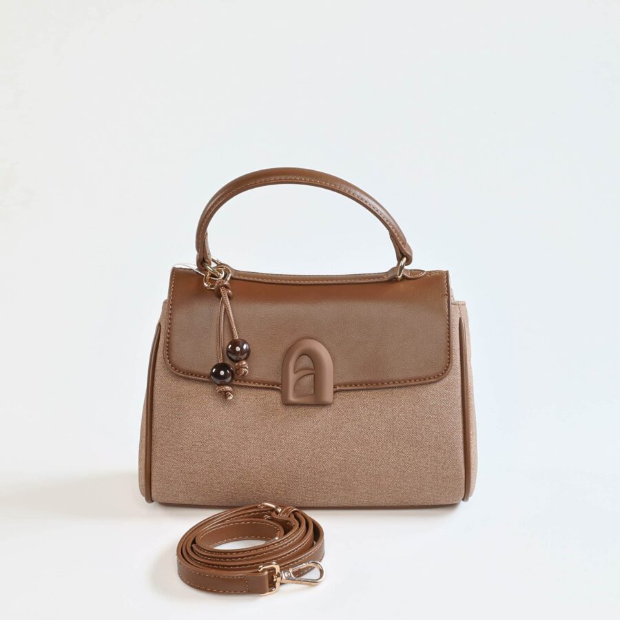 Rita – Sac à main en Marron.