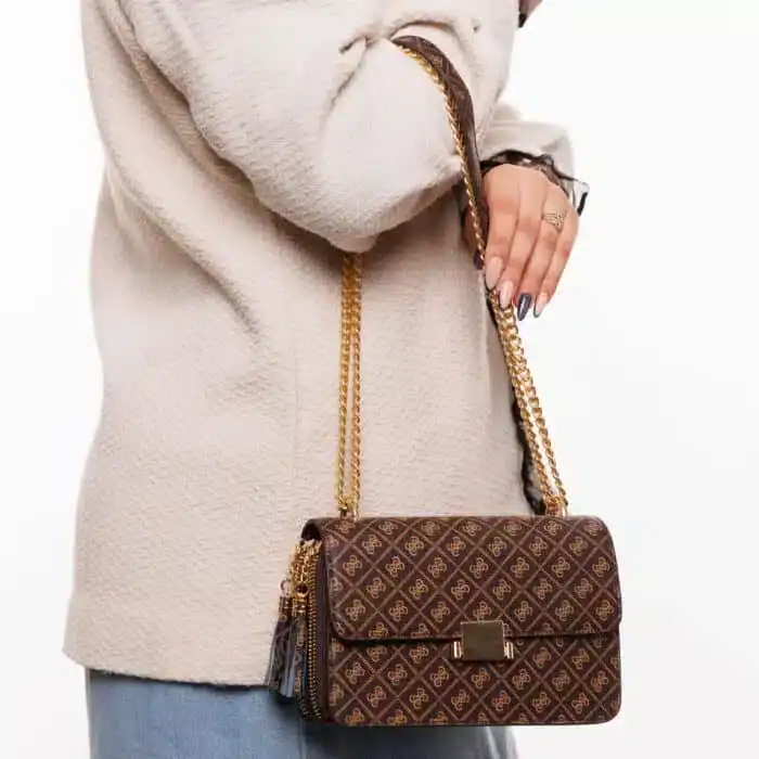 Prisma – Sac à main en Coffee.