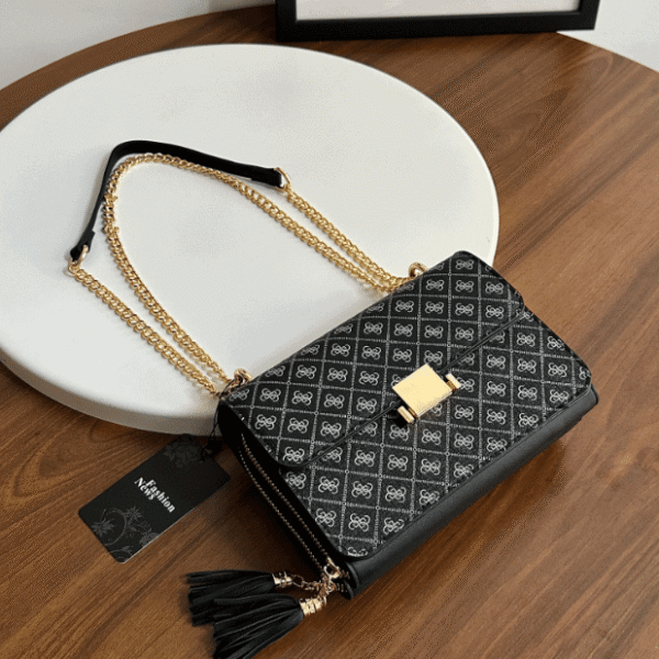 Prisma – Sac à main en Noir.
