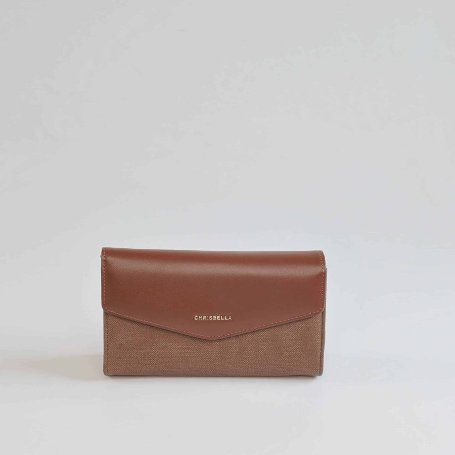 Glamy – Pochette Femmes en Coffee.