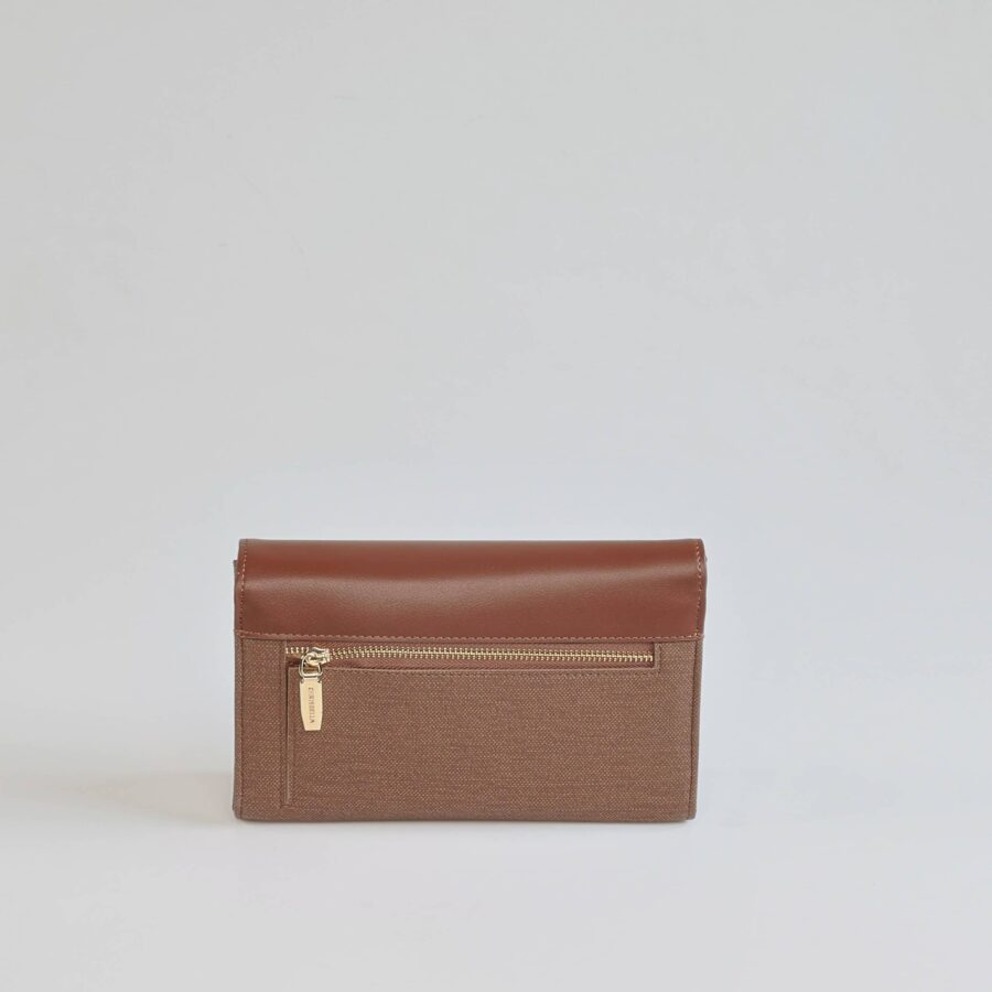 Glamy – Pochette Femmes en Coffee.