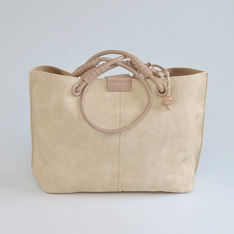 Laya – Sac à main en Beige.