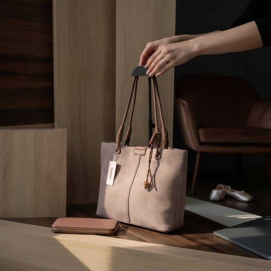 Laya – Sac à main en Kaki.