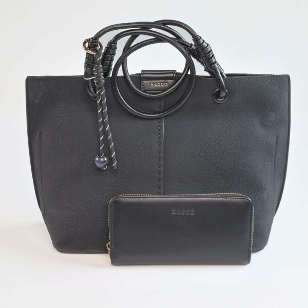 Laya – Sac à main en Noir.
