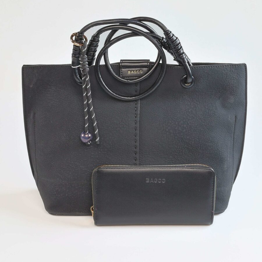 Laya – Sac à main en Noir.
