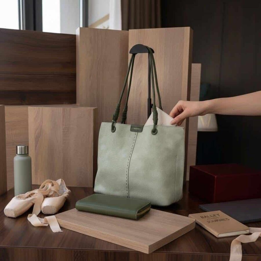 Laya – Sac à main en Vertclair.