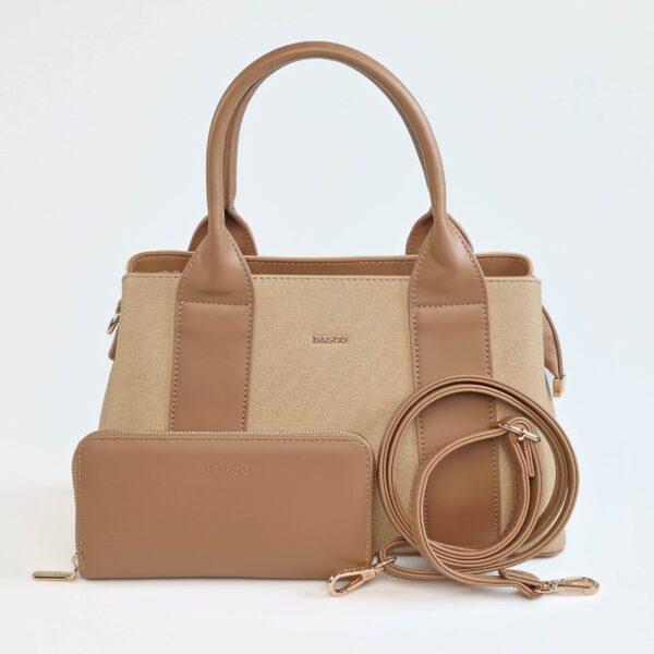 Vela – Sac à main en Beige.