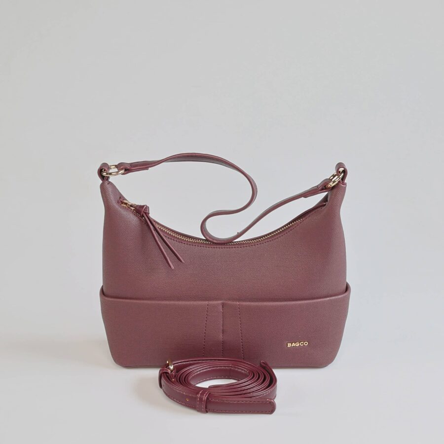 Movy – Sac à main en Bordeau.