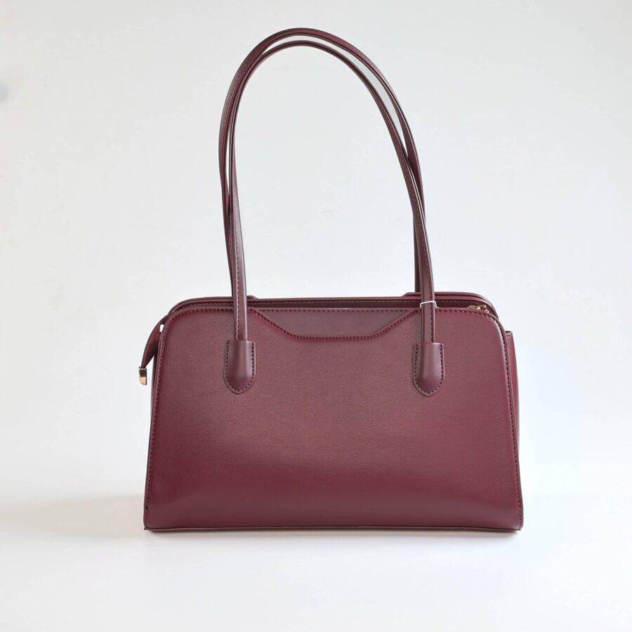 Lessa – Sac à main en Bordeau.
