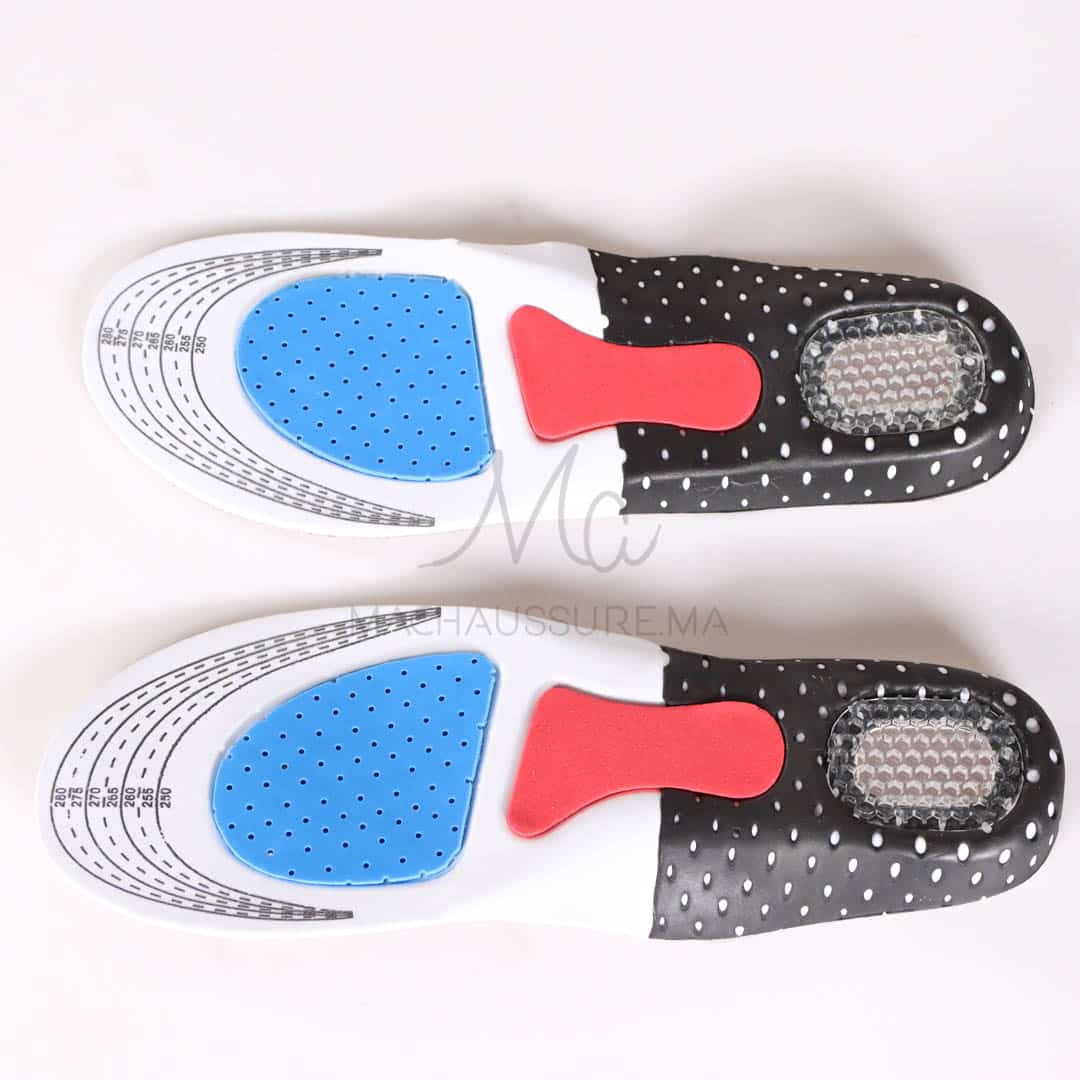 Semelles orthopédiques confortables en Marron.
