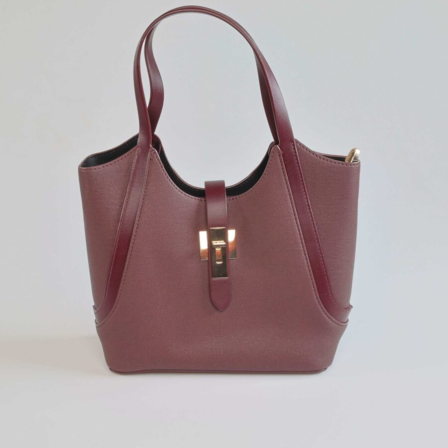 Beauty – Sac à main en Bordeau.