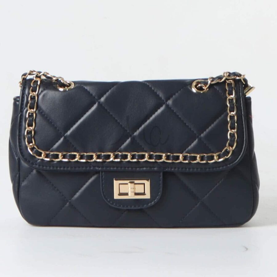 August – Sac à main en Bleu.