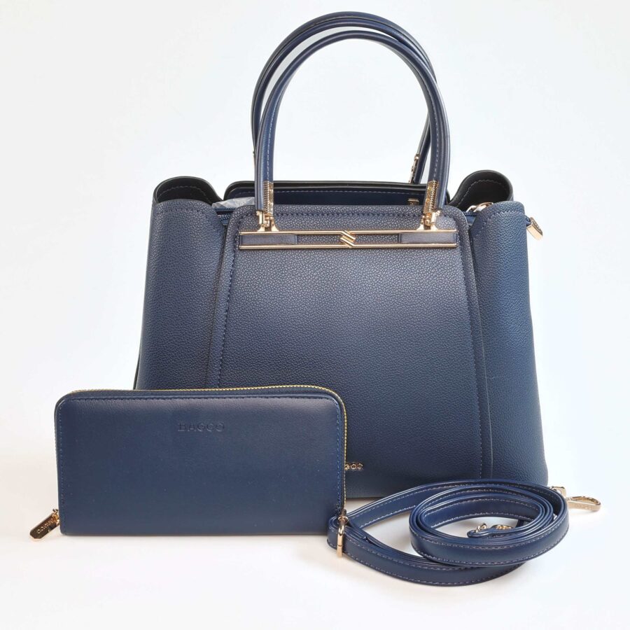 Rania – Sac à main en Bleu.