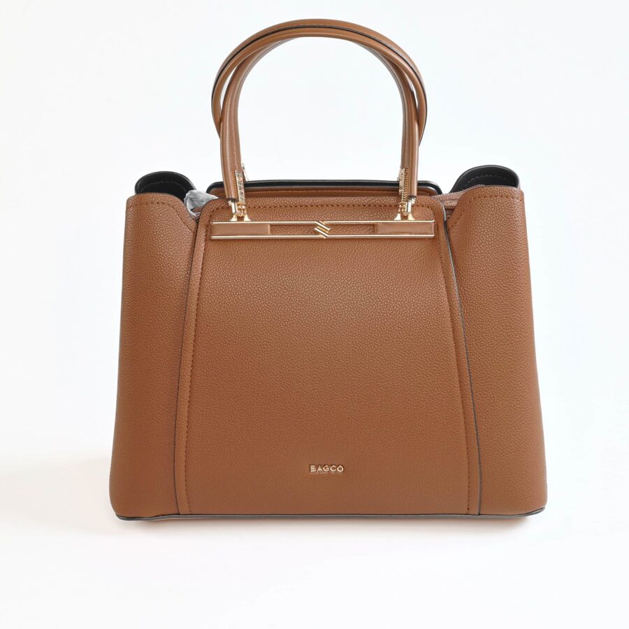 Rania – Sac à main en Marron.