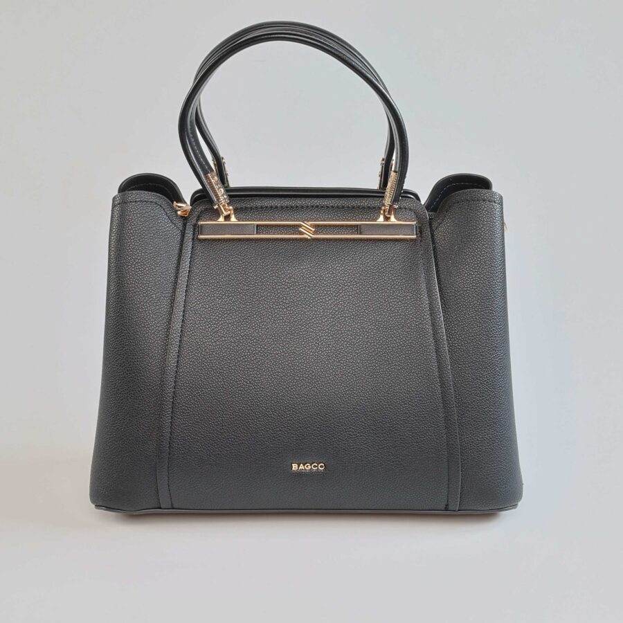 Rania – Sac à main en Noir.
