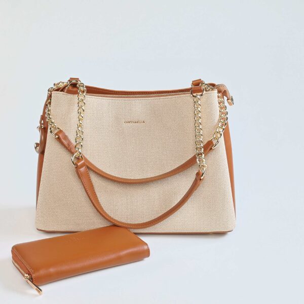 Mode – Sac à main en Beige.
