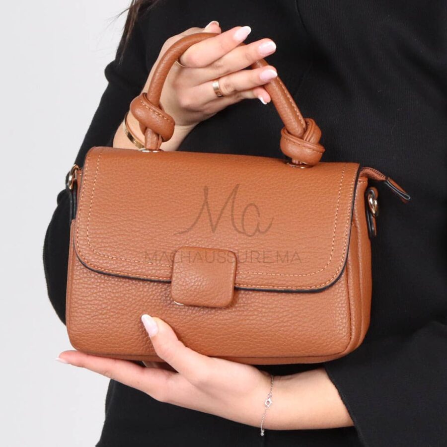 Sophistiqué – Sac à main en Marron.