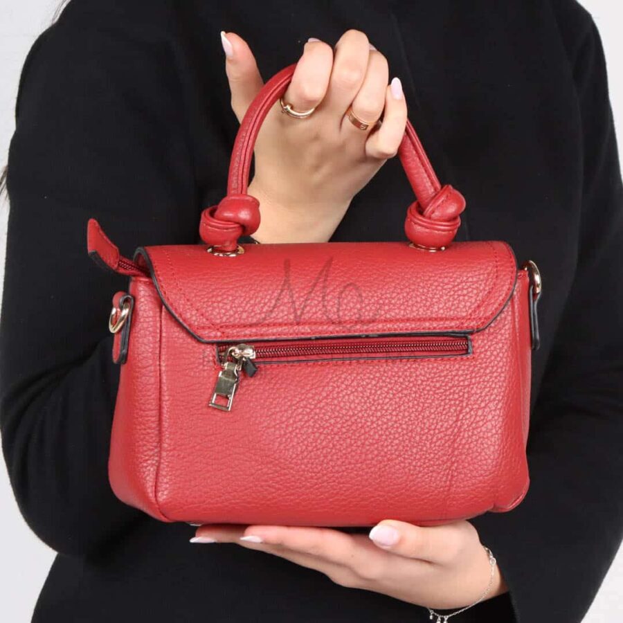Sophistiqué – Sac à main en Rouge.