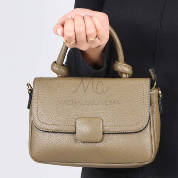 Sophistiqué – Sac à main en Vert.