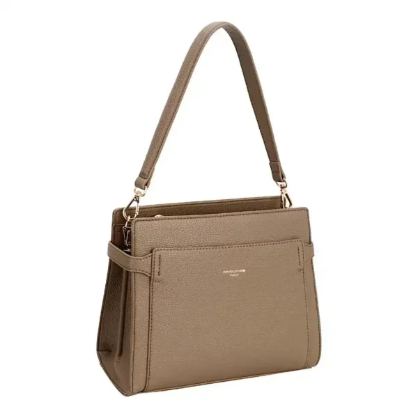 Le Pur – Sac à main en Taupe.