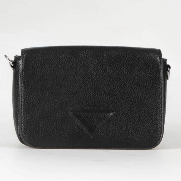 Velours – Sac à main en Noir.