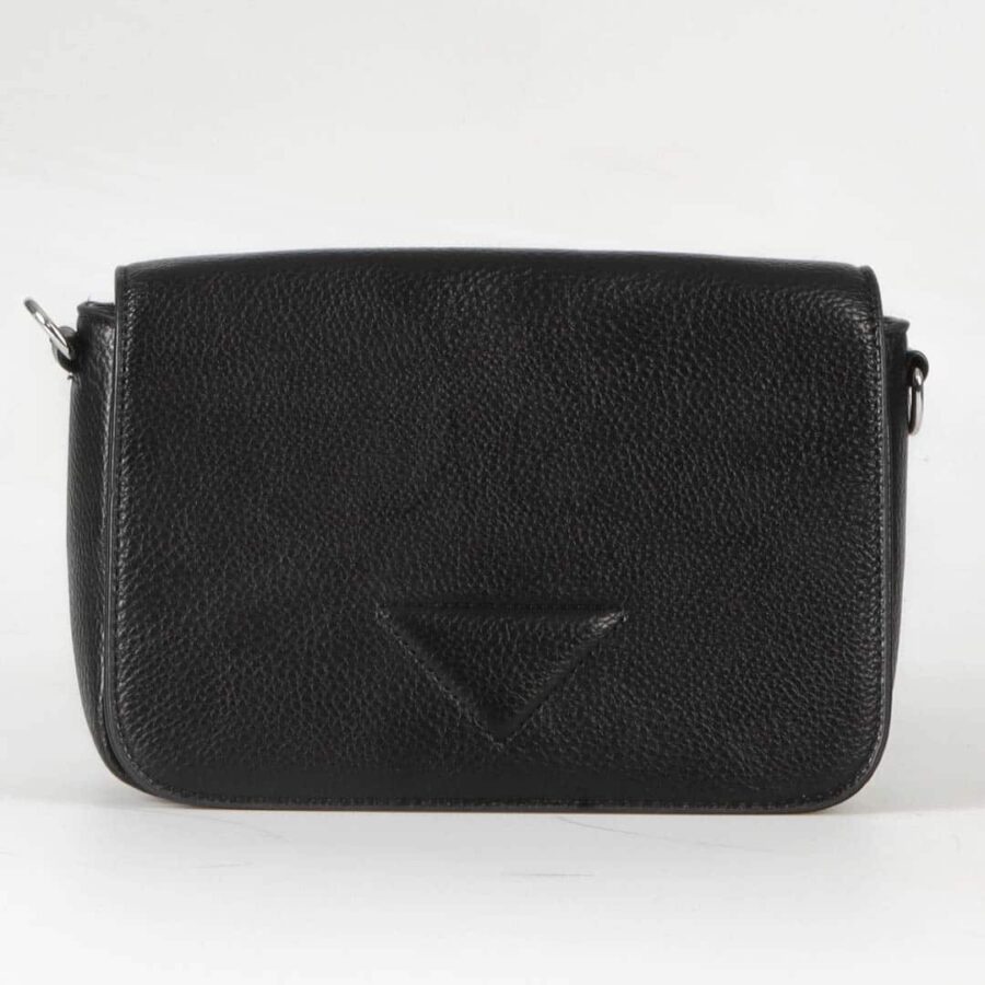 Velours – Sac à main en Noir.