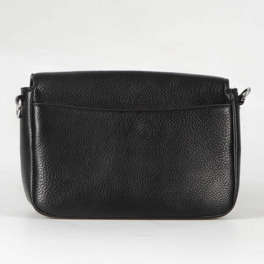 Velours – Sac à main en Noir.