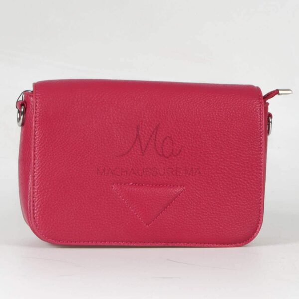 Velours – Sac à main en Rose.