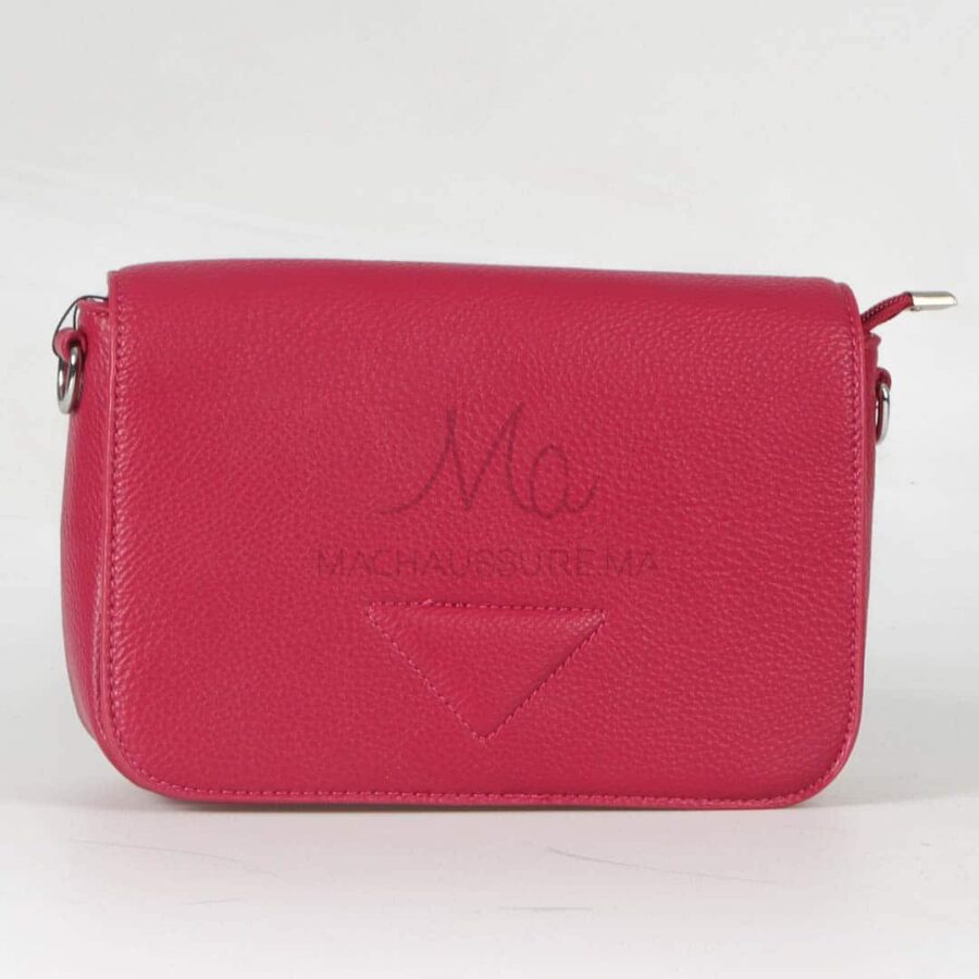 Velours – Sac à main en Rose.