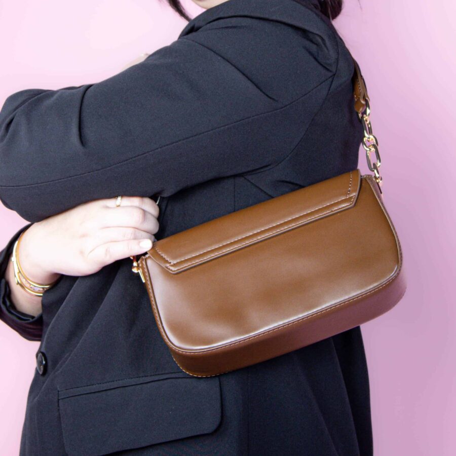 Roisin – Sac à main en Coffee.
