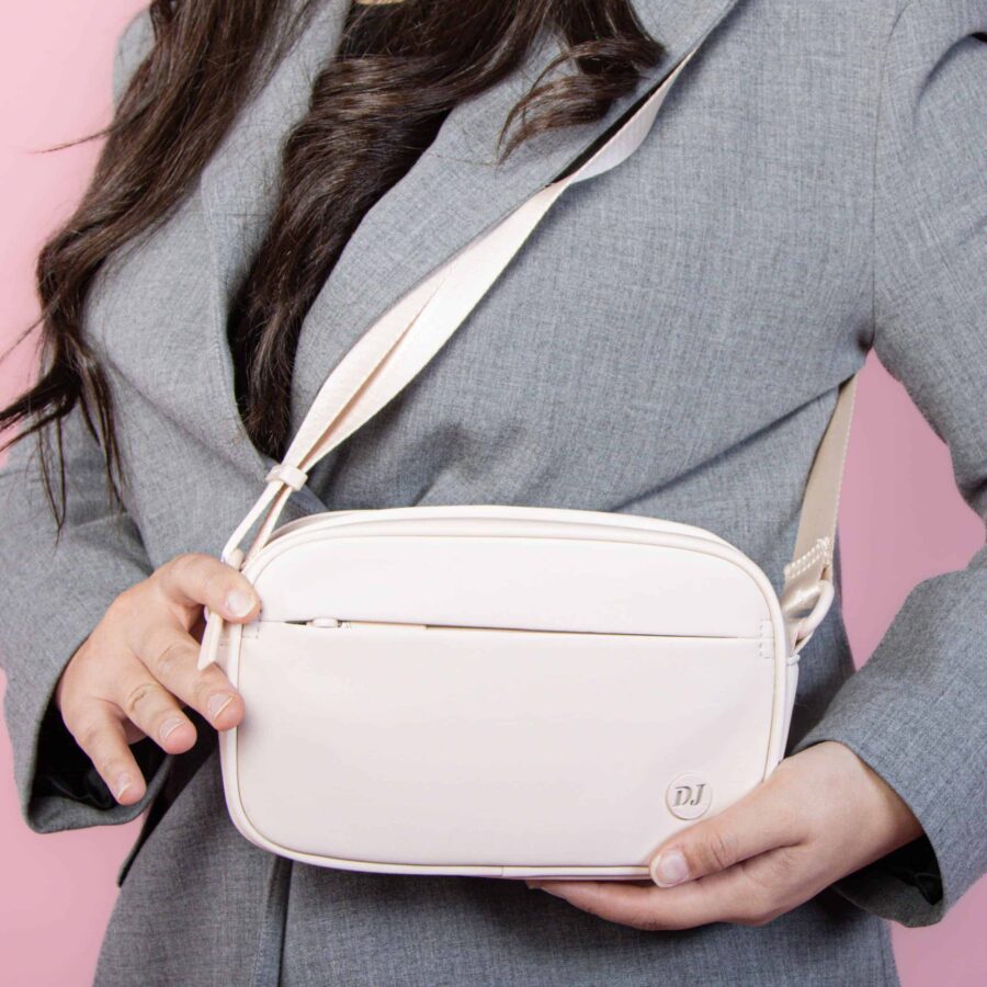 Aberkan – Sac à main en Rose bebe.
