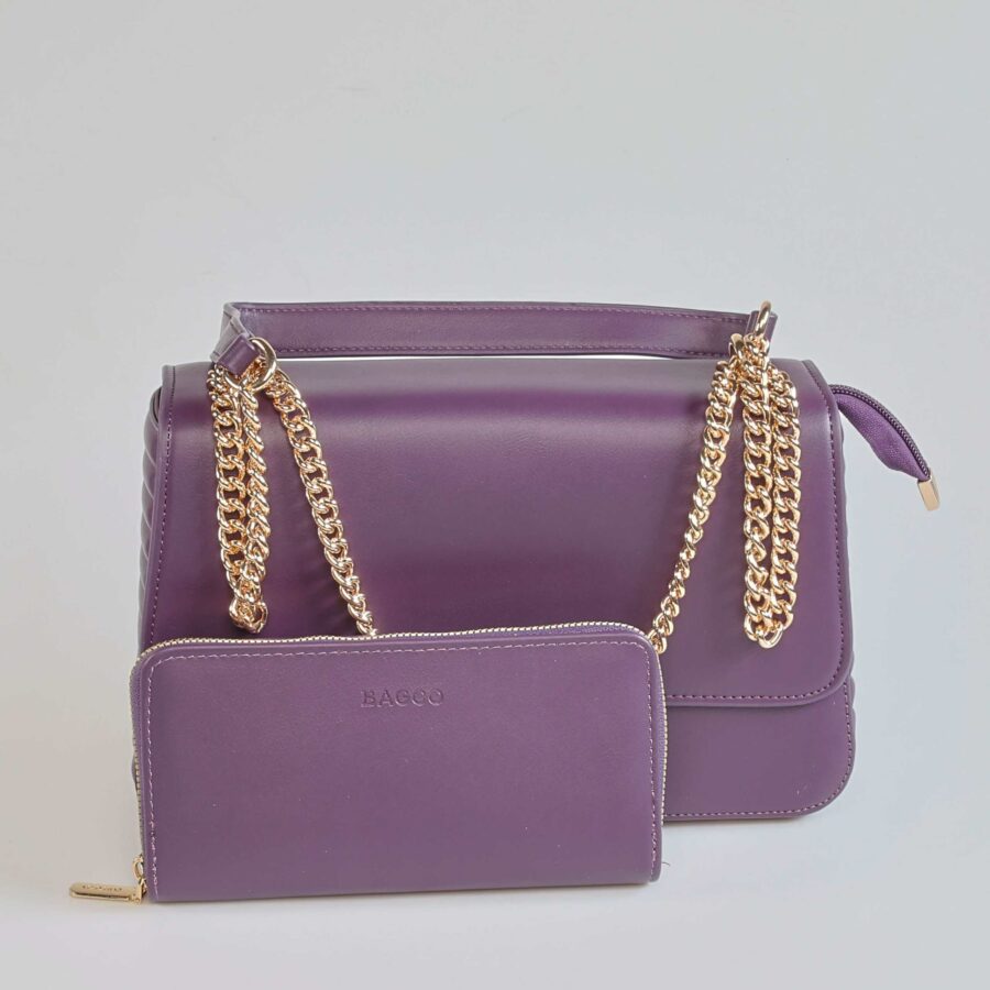 Stylia – Sac à main en Mauve.