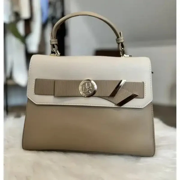 Pulse– Sac à main en Kaki-Beige.
