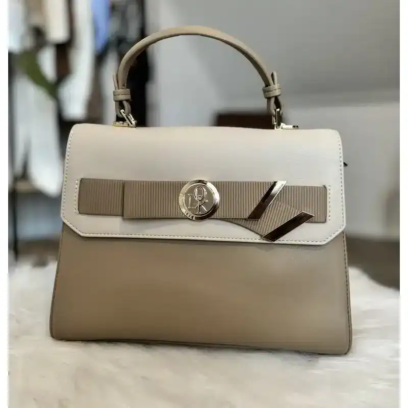 Pulse– Sac à main en Kaki-Beige.
