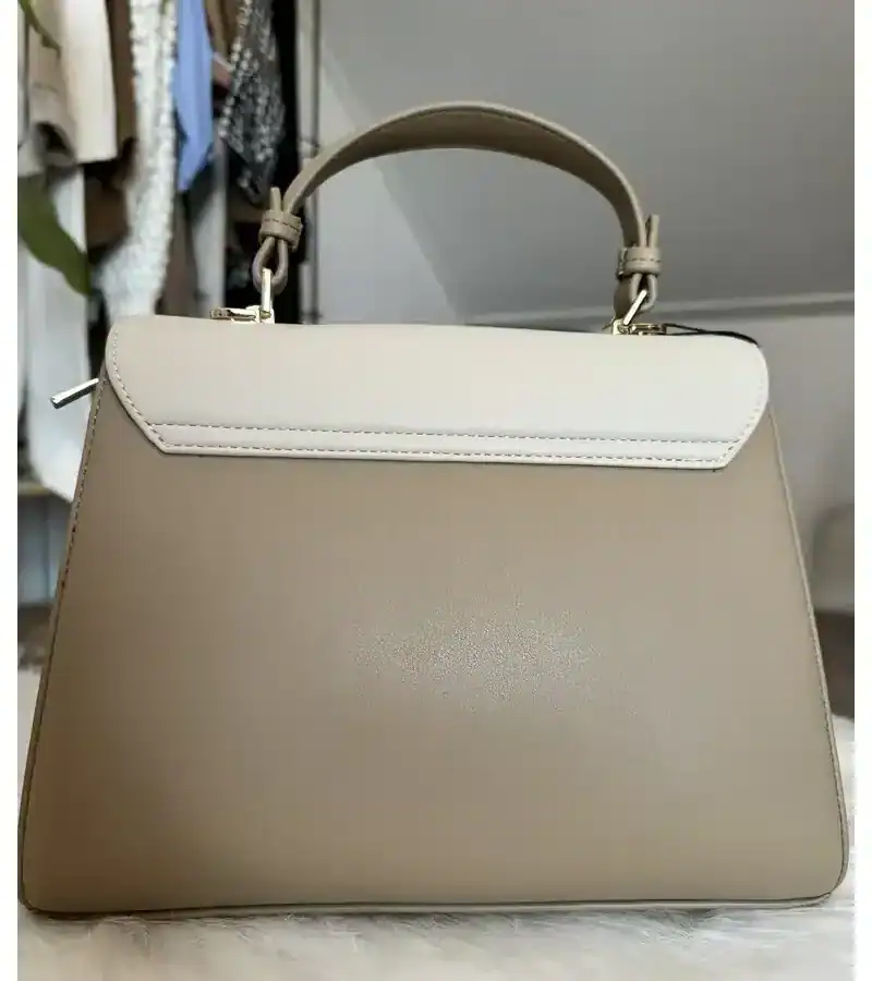 Pulse– Sac à main en Kaki-Beige.
