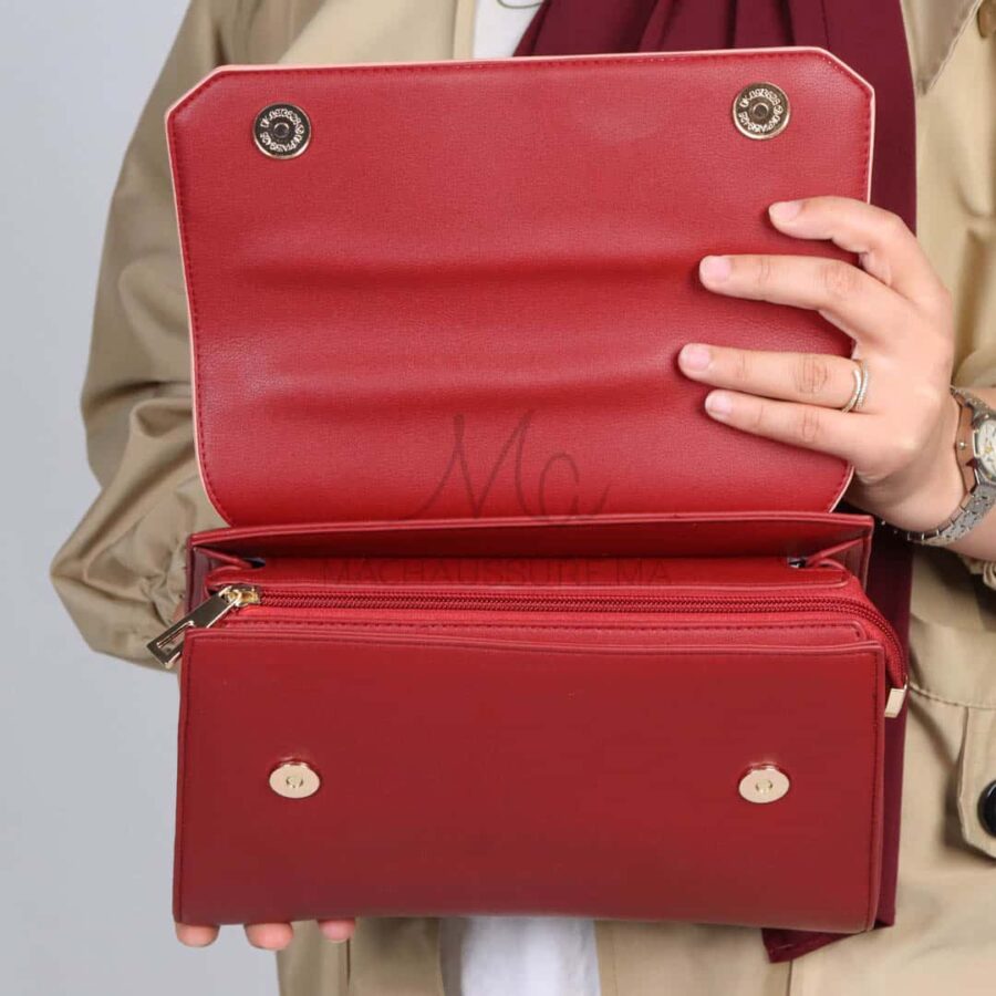 Pulse– Sac à main en Rose-Beige.