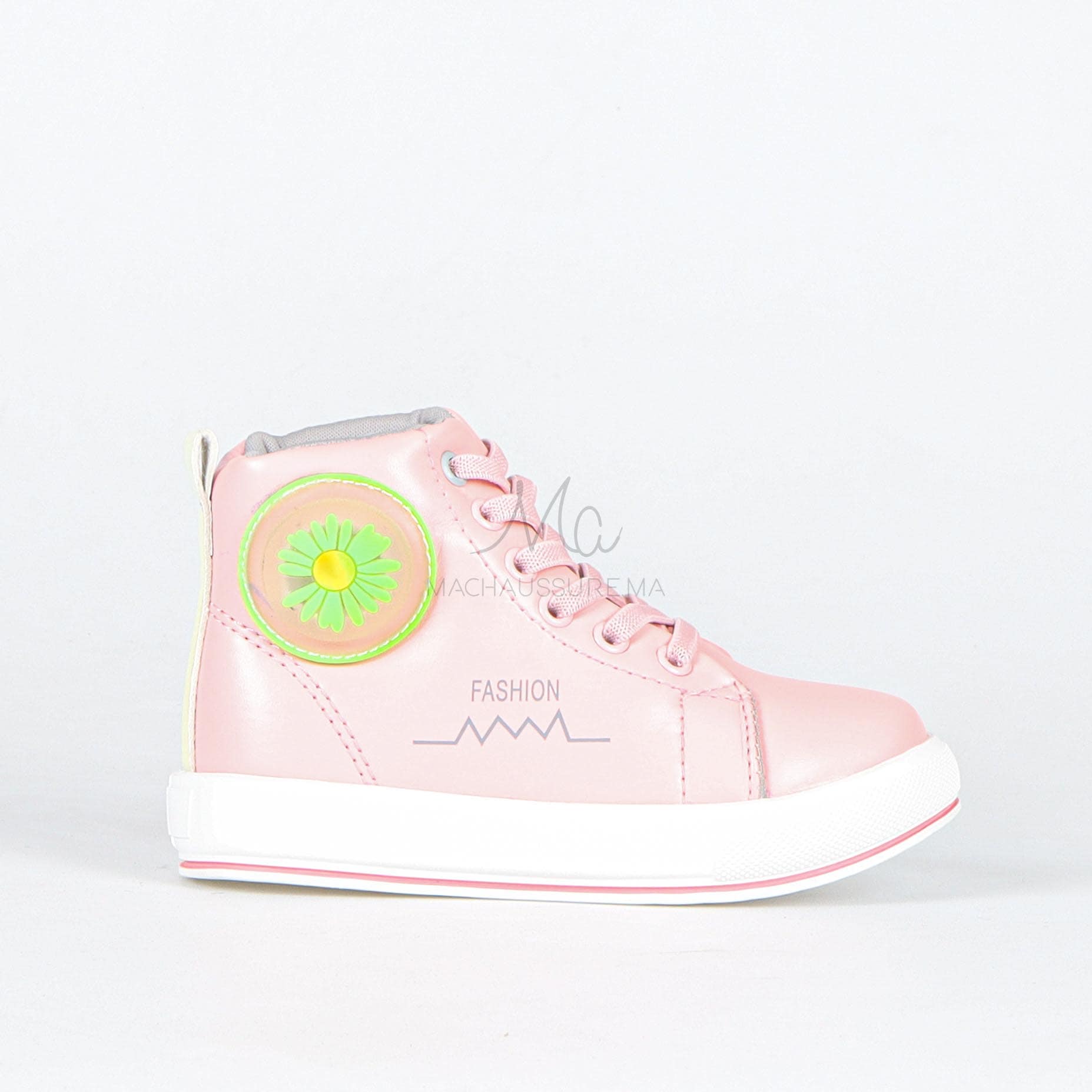 EVER - Baskets fille en Rose.