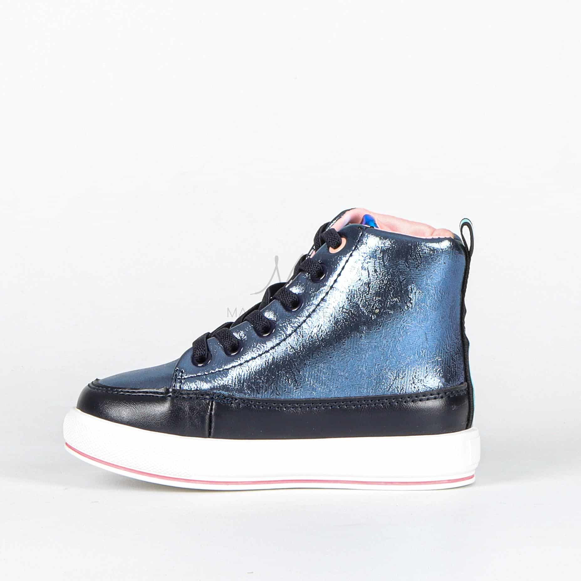 EVAN - Baskets fille en Bleu.