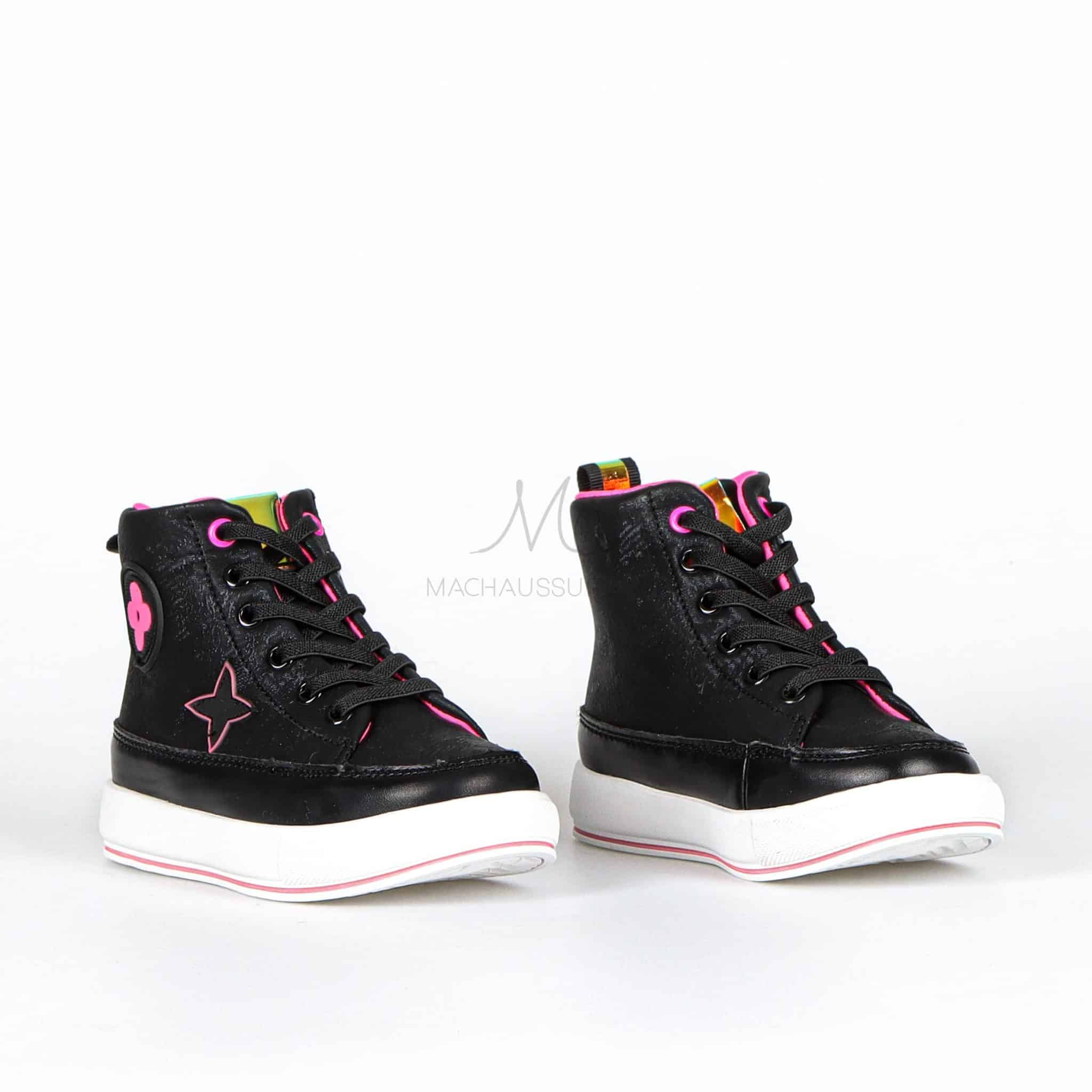 EVAN - Baskets fille en Noir.